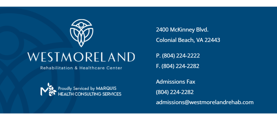 Westmoreland Rehab